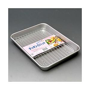 谷口金属工業 アルミクッキングバット網付 4号   07191 | 