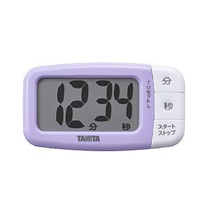 タニタ 抗菌でか見えタイマーＰＰ タニタ ブルーベリーパープル TD430PP | TANITA