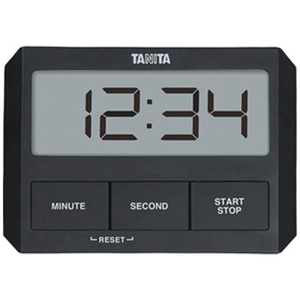 タニタ デジタルタイマー 「ガラスにつくタイマー」　TD-409-BK ブラック | TANITA | 01