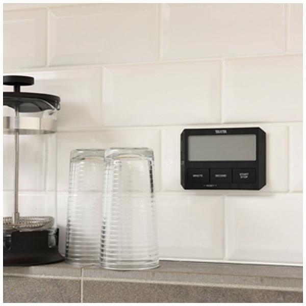 タニタ デジタルタイマー 「ガラスにつくタイマー」　TD-409-BK ブラック | TANITA | 05