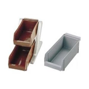 遠藤商事 SA18-8デラックス オーガナイザー 2段1列（2ヶ入） グレー ＜EOC011＞ | 遠藤商事