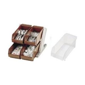 遠藤商事 SA18-8デラックス オーガナイザー 2段2列（4ヶ入） ホワイト ＜EOC025＞ | 遠藤商事