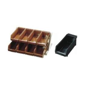 遠藤商事 SA18-8デラックス オーガナイザー 2段4列（8ヶ入） ブラック ＜EOC042＞ | 遠藤商事