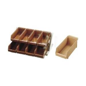 遠藤商事 SA18-8デラックス オーガナイザー 2段4列（8ヶ入） キャメル ＜EOC044＞ | 遠藤商事