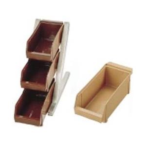 遠藤商事 SA18-8デラックス オーガナイザー 3段1列（3ヶ入） キャメル ＜EOC054＞ | 遠藤商事