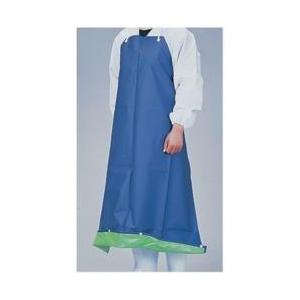 遠藤商事 機能性エプロン ガードロン 塩ビ抗菌 ひもL ネイビー/グリーン ＜SEP8608＞ | 遠藤商事