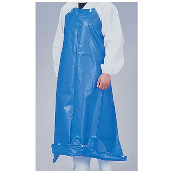 遠藤商事 機能性エプロン ガードロン 塩ビ抗菌 ひもL ブルー ＜SEP8609＞ | 遠藤商事 | 01