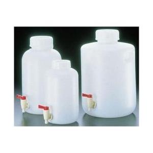 サンプラテック PE広口下口活栓付瓶 2096 10L ＜ETV01096＞ | 