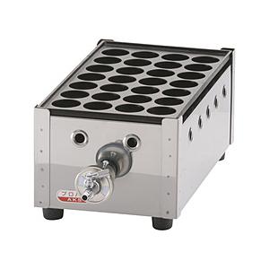 荒木金属製作所 関西式たこ焼器（28穴） 1枚掛 LPガス ＜GTK231＞ | 