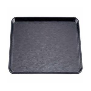 遠藤商事 耐熱 波筋盆 33cm（ノンスリップ加工） 消黒 EP-3300BN ＜EBV0901＞ | 遠藤商事