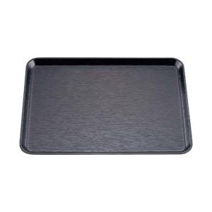 遠藤商事 耐熱 波筋盆 41cm（ノンスリップ加工） 消黒 EP-3041BN ＜EBV1001＞ | 遠藤商事