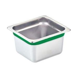 遠藤商事 DO-EN18-8カラーラインGNパン 1/2 150mm グリーン ＜AGS2536＞