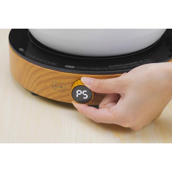 石崎電機製作所 丸形IH調理器   SICH-W1400WO ［1口 /100V］ |  | 03