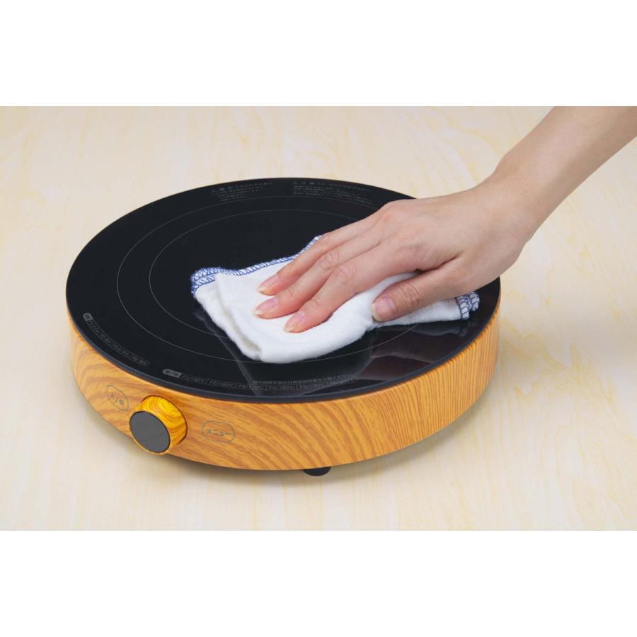 石崎電機製作所 丸形IH調理器   SICH-W1400WO ［1口 /100V］ |  | 08