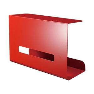 オークス ティッシュボックスハンガー　レッド　　オークス UFS5RD | オークス