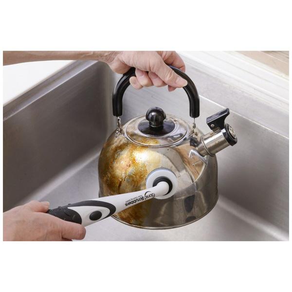 ジャパンインターナショナルコマース 電動お掃除ブラシ ソニックスクラバー キッチンステンレス用本体セット SST-JP 【864】 |  | 03