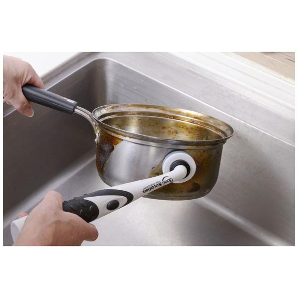 ジャパンインターナショナルコマース 電動お掃除ブラシ ソニックスクラバー キッチンステンレス用本体セット SST-JP 【864】 |  | 04