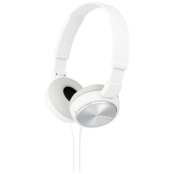 SONY(ソニー) ヘッドホン MDR-ZX310 ホワイト [オーバーヘッド型 /φ3.5mm ミニプラグ] | SONY