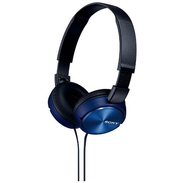SONY(ソニー) ヘッドホン MDR-ZX310 ブルー [オーバーヘッド型 /φ3.5mm ミニプラグ] | SONY