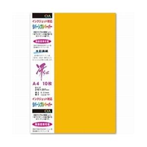 菅公工業 両面カラーリバーシブルペーパー（A4サイズ・10枚/カナリーイエロー）　モリ109 【864】 | 