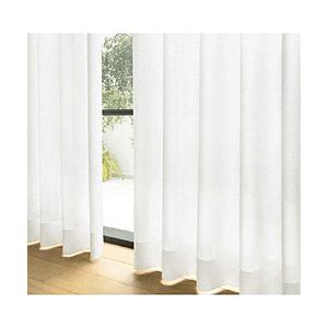 東京シンコール 【花粉キャッチ加工】レースカーテン パール  ホワイト  ［幅100×丈133cm］ | 