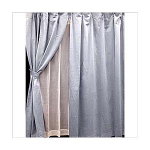 東京シンコール 4枚組ドレープカーテン ルークス [100×135cm /ブルー] | 