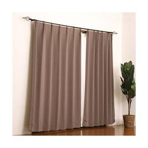 東京シンコール ドレープカーテンシード（100×200cm/ブラウン） | 