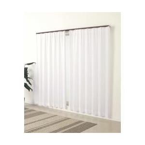 東京シンコール 2枚組レースカーテン コリン  ホワイト  ［幅100×丈133cm］ | 