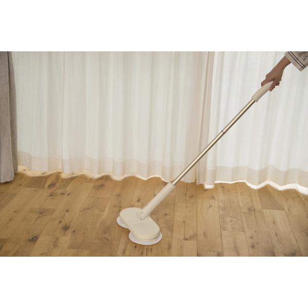 CCP コードレス回転モップクリーナーNeo＋Brisa　【ビックカメラオリジナルモデル】  スモーキーグリーン ZJ-MA42BK-GR ［水拭き対応］ [振込不可] | CCP | 03