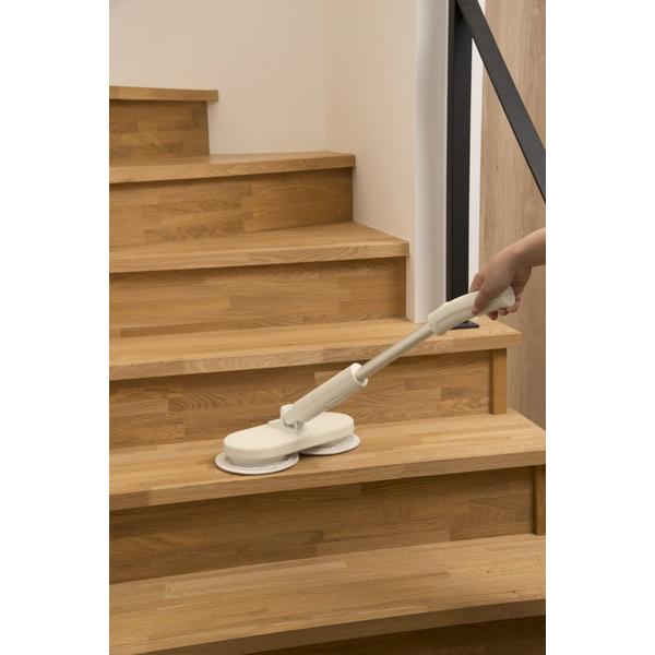 CCP コードレス回転モップクリーナーNeo＋Brisa　【ビックカメラグループオリジナルモデル】  バニラ ZJ-MA42BK-VL ［水拭き対応］ [振込不可] | CCP | 06