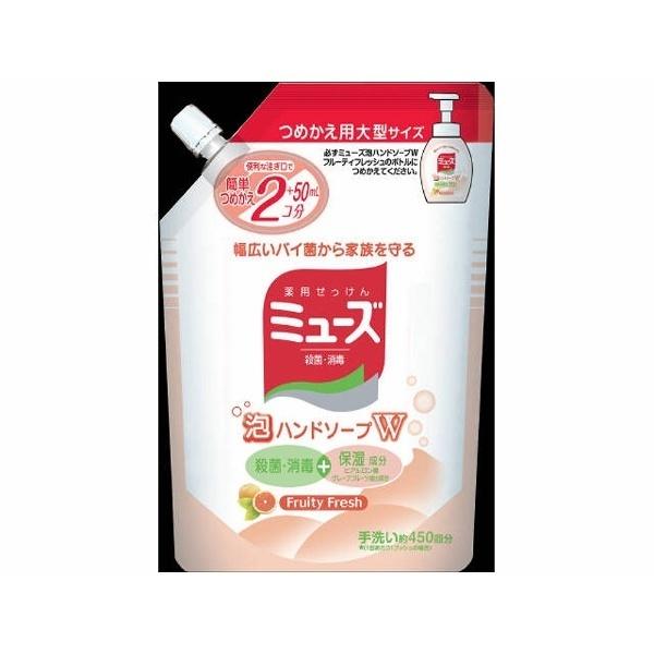 レキットベンキーザージャパン ミューズ 泡ハンドソープW つめかえ用大型サイズ フルーティフレッシュ 450ml〔ハンドソープ〕 [振込不可] |  | 01