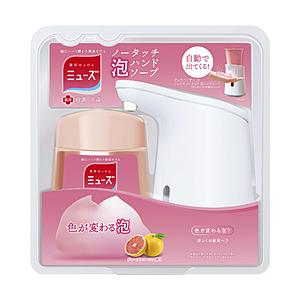 アース製薬 【数量限定】【ミューズ】 ノータッチ泡ハンドソープ 本体+グレープフルーツの香り 250ml〔ハンドソープ〕 [振込不可] | アース製薬