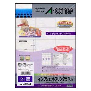 エーワン 28923　インクジェットプリンタラベル・A4判 21面 | エーワン | 01