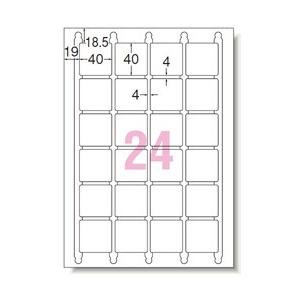 エーワン 31551 （マルチプリンタラベル/QRコード用/A4判 24面 正方形サイズ） | エーワン | 01