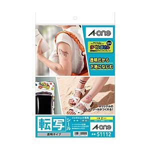 エーワン 51112(インクジェットプリンタ用転写シール) | エーワン