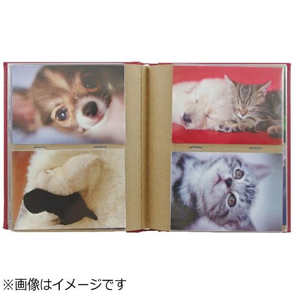 キング レザーポケットアルバム L 100 (レッド) L判100枚収納 |  | 01