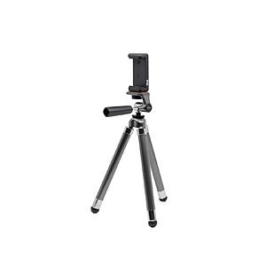 キング 三脚 スマホホルダー付き レインボーエイト ガンメタリック KRE8-GM ［8段 /自由雲台］ | 