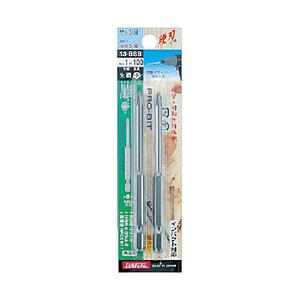 新亀製作所 サンフラッグ　ブロンズ段付ビット2本組＃1X100mm 13-BSB-1-100 | 