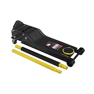 MP-20T　メルテック　車用　油圧フロアージャッキ　2t超低床ガレージジャッキ　エクストラハイリフト　最高値/最低値　615/75mm　ツインピストン　ラバー付き | 大自工業