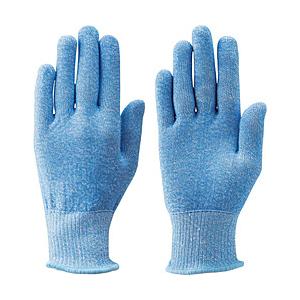 東和コーポレーション トワロン　耐切創手袋　ＮＥＯカットレジストインナーブルー　Ｍ　（１０双入） 190-M