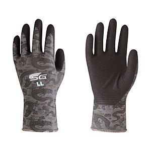 東和コーポレーション トワロン　ニトリルゴム背抜き手袋　ＳＧ−Ａ０４７　ドラゴングレー　ＬＬ  ドラゴングレー/ブラック SG-A047-LL | 