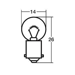 スタンレー電気 12V6W パネル、メーター用電球 10個入   A524A | 