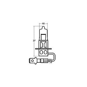 スタンレー電気 ハロゲンバルブ 24V55W H3   14-0125 | 
