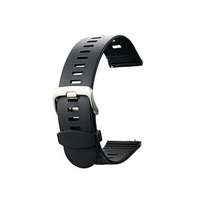 バンビ スマートウォッチバンド 時計バンド クイックレバー クイックリリース  かん幅22mm 美錠幅22mm 【シルバー美錠】  ブラック BGLS001AU | ブランド登録なし