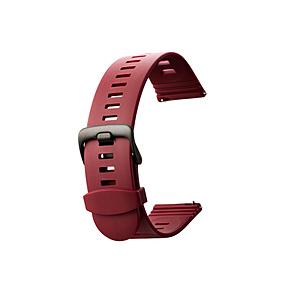 バンビ スマートウォッチバンド 時計バンド クイックレバー クイックリリース  かん幅20mm 美錠幅20mm 【ブラック美錠】  レッド BGLB001RS 【864】 | バンビ