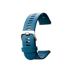 バンビ スマートウォッチバンド 時計バンド クイックレバー クイックリリース  かん幅20mm 美錠幅20mm 【シルバー美錠】  ブルー BGLS001SS | バンビ