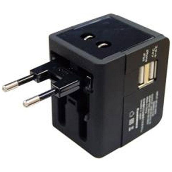 カシムラ 海外用変換プラグA/C/O/BFタイプ　2USB2.1A　WP-87M [振込不可] | Kashimura | 06