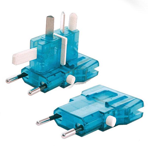 カシムラ 海外用変換プラグ サスケ4 ロック機能付き ブルー [振込不可] | ブランド登録なし | 04