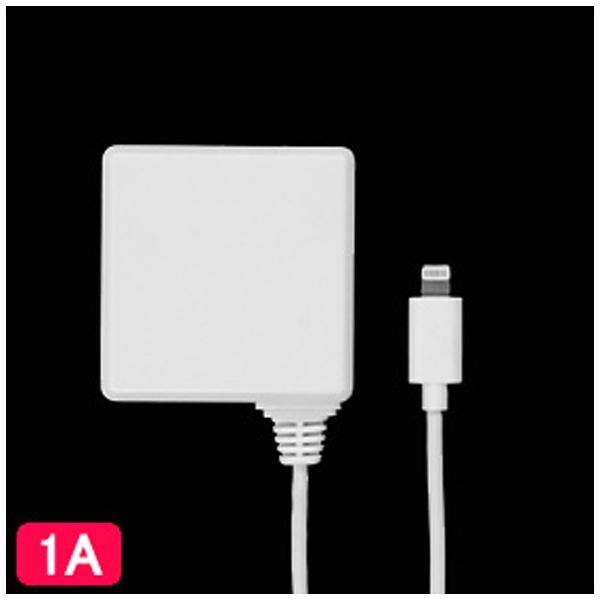 カシムラ iPhone / iPod対応［Lightning］　AC充電器 （1m・ホワイト）　MFi認証　KL-9 | Kashimura | 02