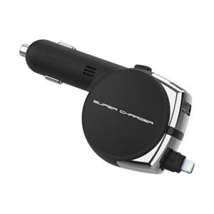 カシムラ KL80　DC充電器リール式　USBポート、インジケーター付　4.8A KL-80 【864】 | Kashimura